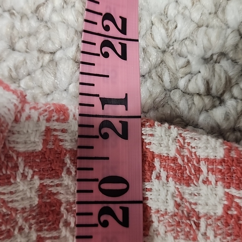 ZARA Houndstooth Tweed Crop Blazer - Picture 11 of 17